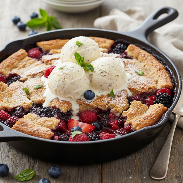 Ultimate Mixed Berry Cobbler Delight recipe