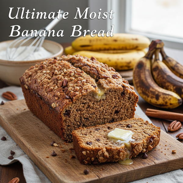 Ultimate Moist Banana Bread recipe