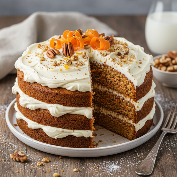 Ultimate Moist Gluten-Free Carrot Cake with Cream Cheese Frosting recipe