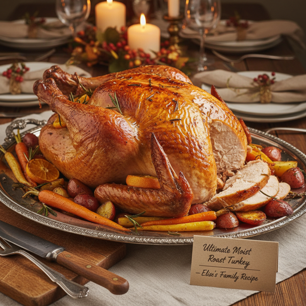 Ultimate Moist Roast Turkey - Elise's Family Recipe recipe