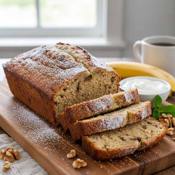 Ultimate Moist Sour Cream Banana Bread recipe