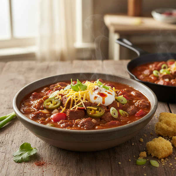 Ultimate No-Bean Chili con Carne recipe