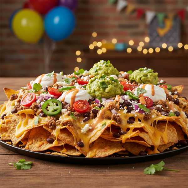 Ultimate Party Nachos recipe