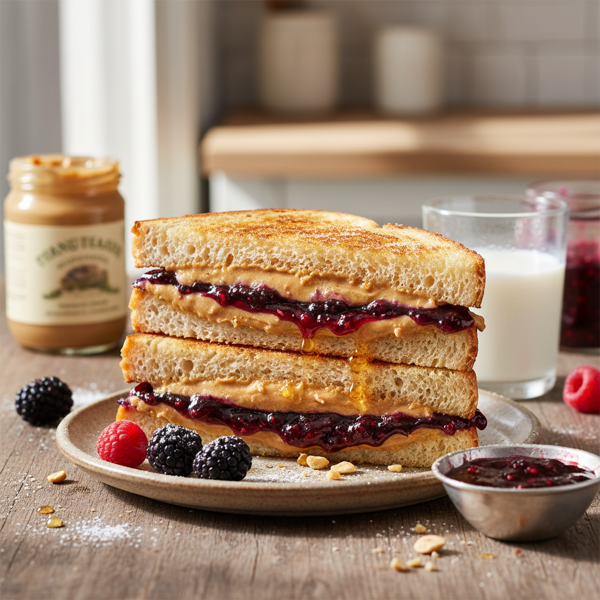 Ultimate Peanut Butter and Jelly Sandwich recipe