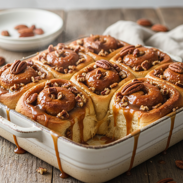 Ultimate Pecan Caramel Sticky Buns recipe