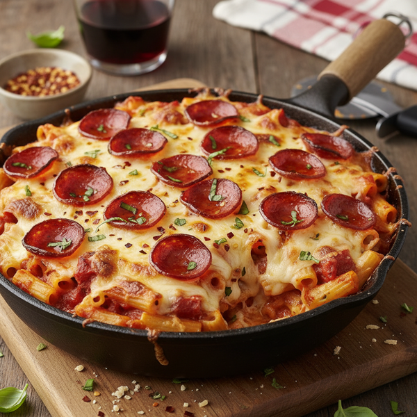 Ultimate Pepperoni Pizza Casserole recipe
