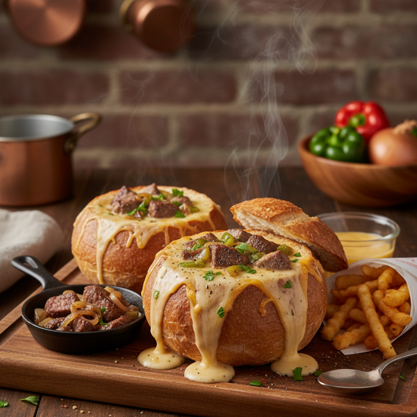 Ultimate Philly Cheese Steak Soup recipe