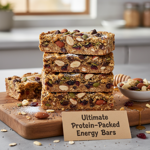 Ultimate Protein-Packed Energy Bars recipe