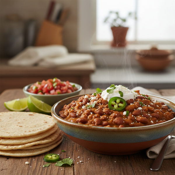 Ultimate Quick Vegetarian Refried Beans recipe