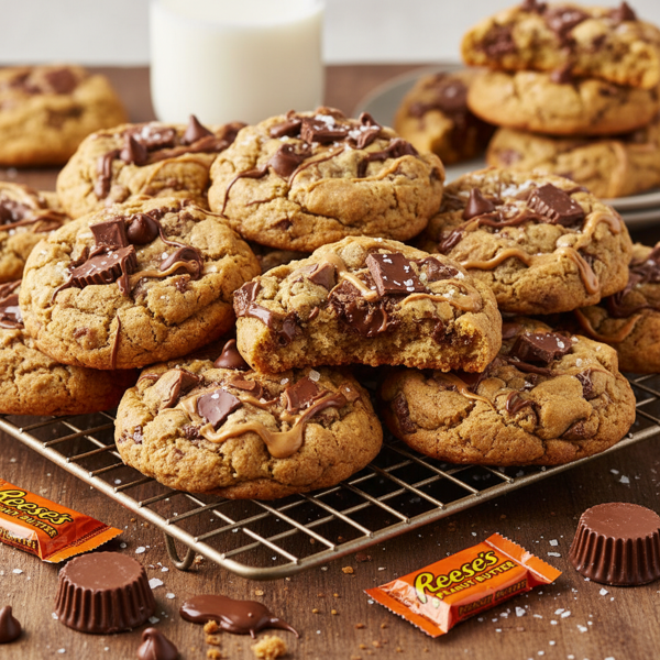 Ultimate Reese's Peanut Butter Milk Chocolate Cookies recipe