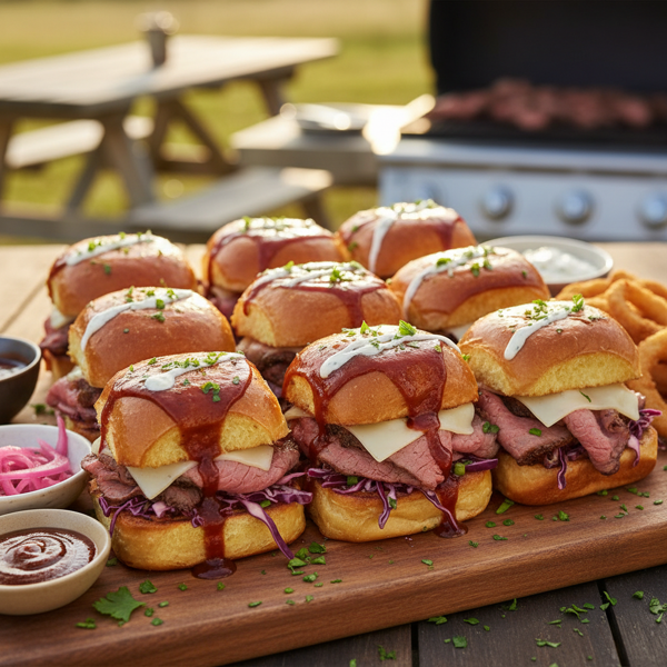 Ultimate Roast Beef BBQ Sliders recipe