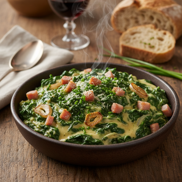 Ultimate Savory Creamed Spinach recipe