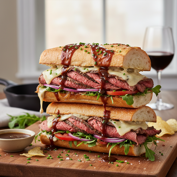 Ultimate Savory Roast Beef Sub recipe
