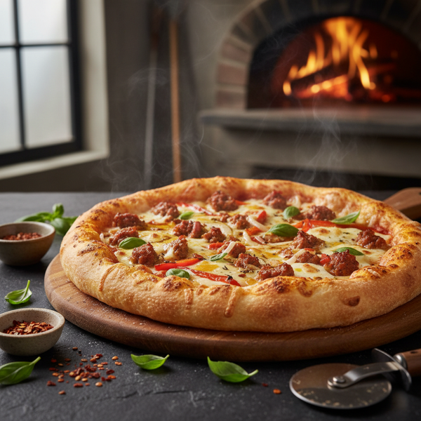 Ultimate Savory Sausage & Cheese Pizza recipe