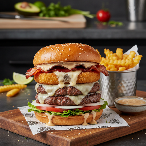 Ultimate Shack Stack Burger Fusion recipe