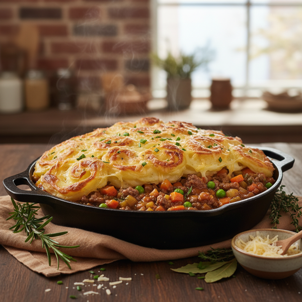 Ultimate Shepherd's Pie with Cheesy Potato Topping recipe