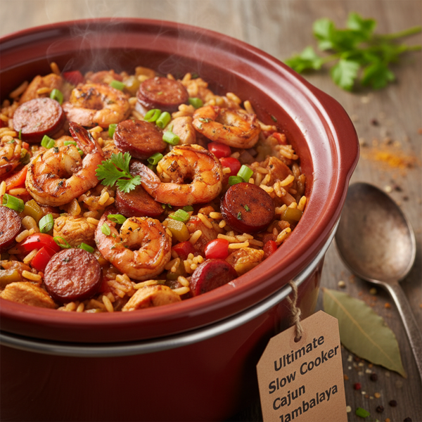Ultimate Slow Cooker Cajun Jambalaya recipe