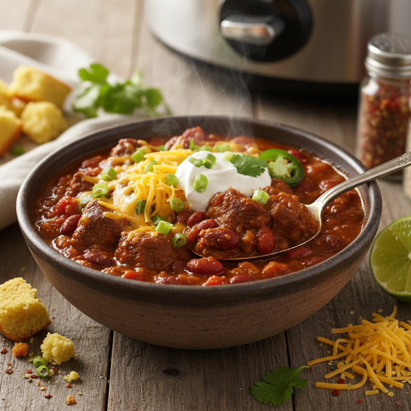 Ultimate Slow Cooker Chili Delight recipe