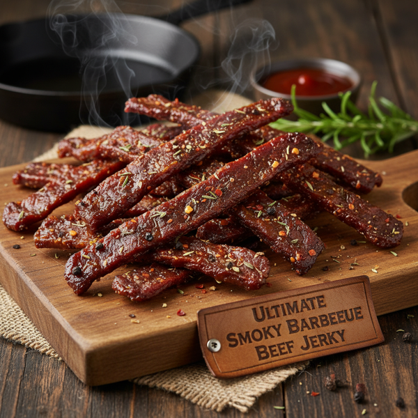 Ultimate Smoky Barbecue Beef Jerky recipe