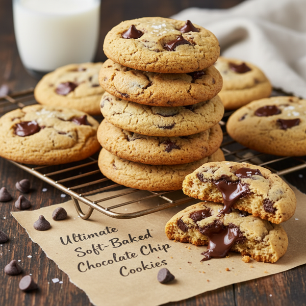 Ultimate Soft-Baked Chocolate Chip Cookies recipe