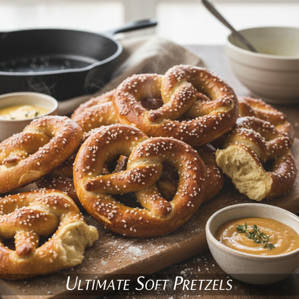 Ultimate Soft Pretzels recipe