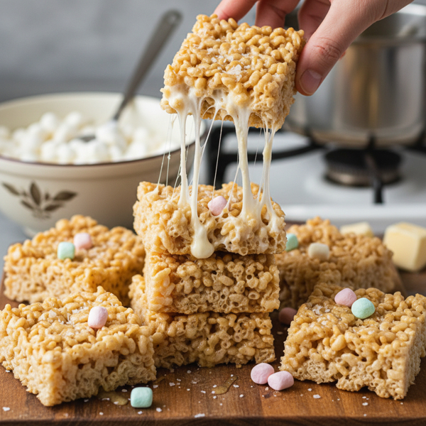 Ultimate Soft and Chewy Rice Krispies Treats recipe