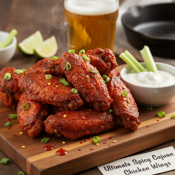 Ultimate Spicy Cajun Chicken Wings recipe