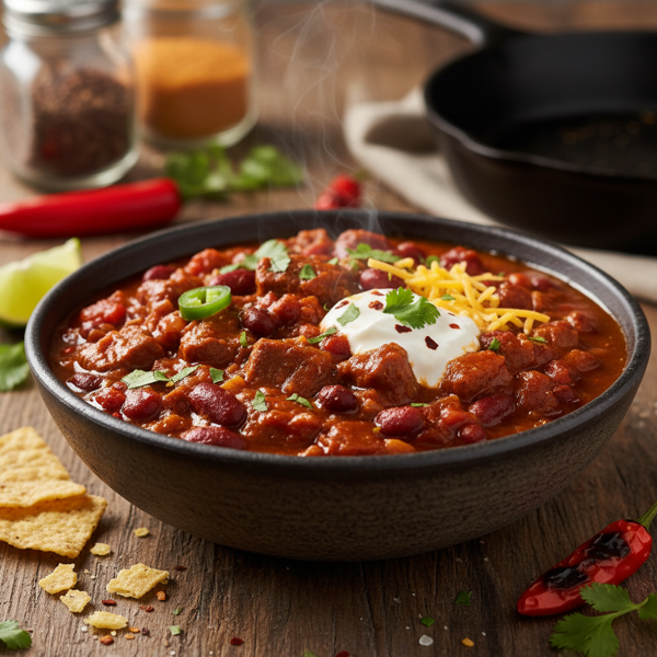 Ultimate Spicy Chili Con Carne with Beans recipe