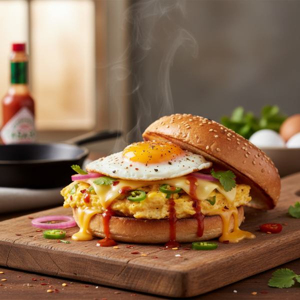 Ultimate Spicy Egg & Cheese Delight recipe