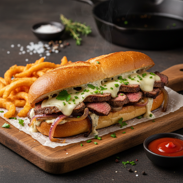 Ultimate Steak & Onion Hoagie Delight recipe