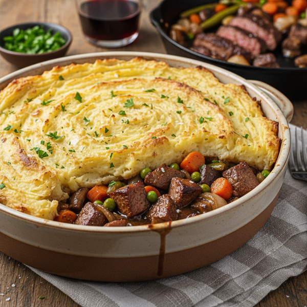 Ultimate Steak and Veggie Shepherd's Pie recipe