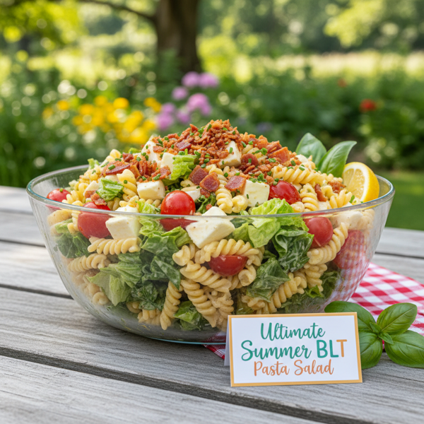 Ultimate Summer BLT Pasta Salad recipe