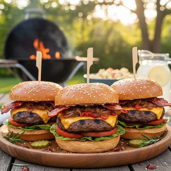 Ultimate Summer Grilled Burgers recipe