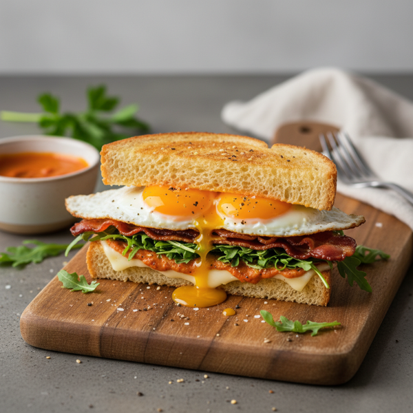 Ultimate Sunny Side Egg Sandwich recipe