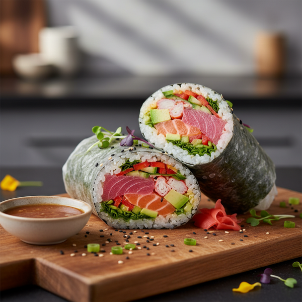 Ultimate Sushi Burrito Delight recipe