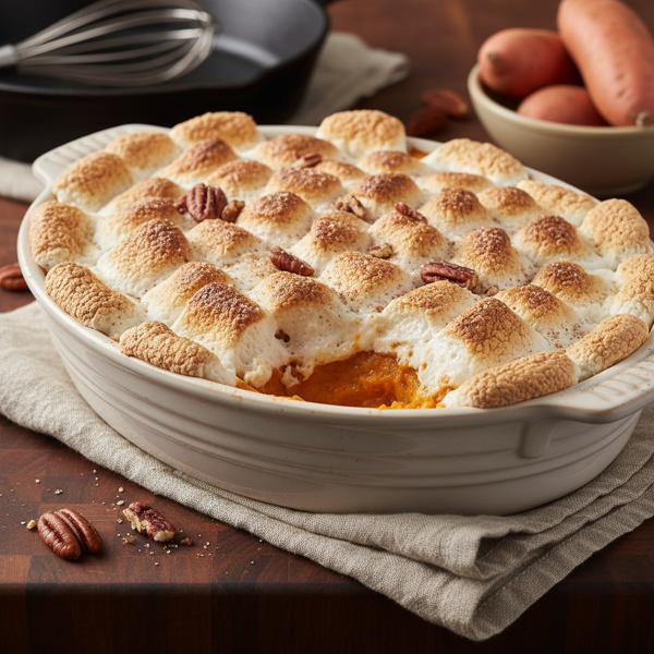 Ultimate Sweet Potato Marshmallow Casserole recipe