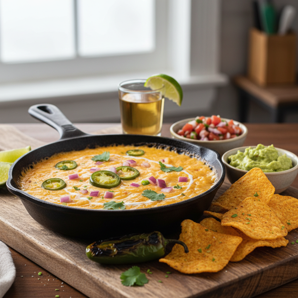 Ultimate Tequila Queso Dip recipe