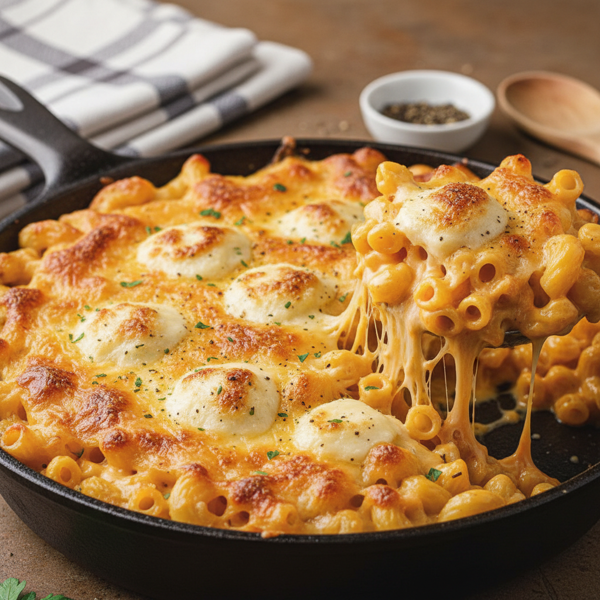 Ultimate Three-Cheese Baked Macaroni recipe