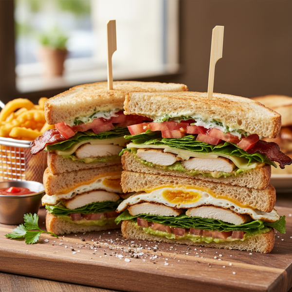 Ultimate Triple-Decker Club Sandwich recipe