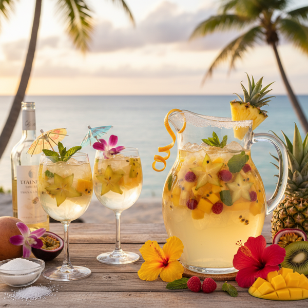 Ultimate Tropical White Sangria recipe