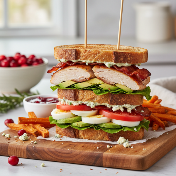 Ultimate Turkey Cobb Club Sandwich recipe