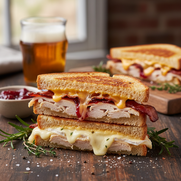Ultimate Turkey Grilled Cheese Delight recipe