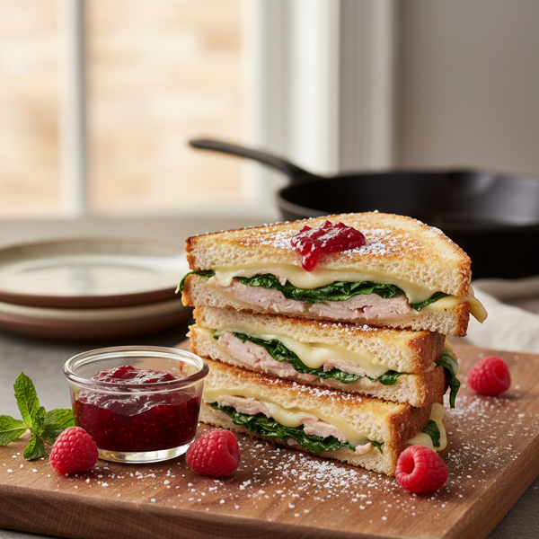Ultimate Turkey and Spinach Monte Cristo recipe