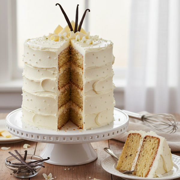 Ultimate Vanilla Cake from Scratch recipe