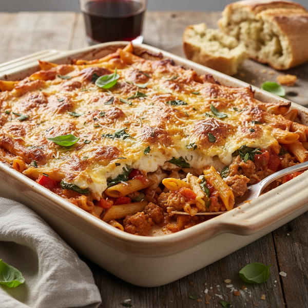 Ultimate Vegan Baked Ziti Delight recipe