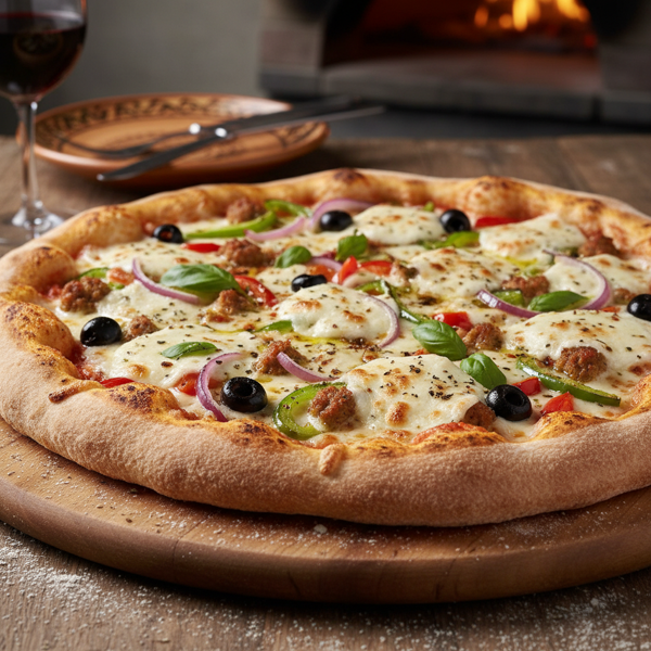 Ultimate Vegan Pizza Crust with Dairy-Free Toppings recipe