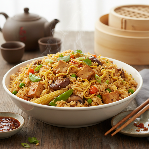 Ultimate Vegetarian Cantonese Fried Rice recipe
