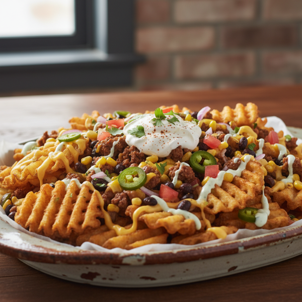 Ultimate Waffle Fry Nacho Supreme recipe