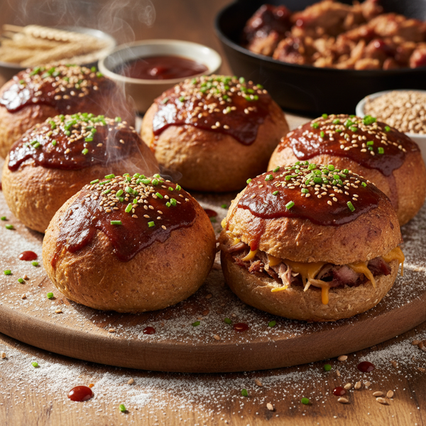 Ultimate Whole Wheat BBQ Buns recipe