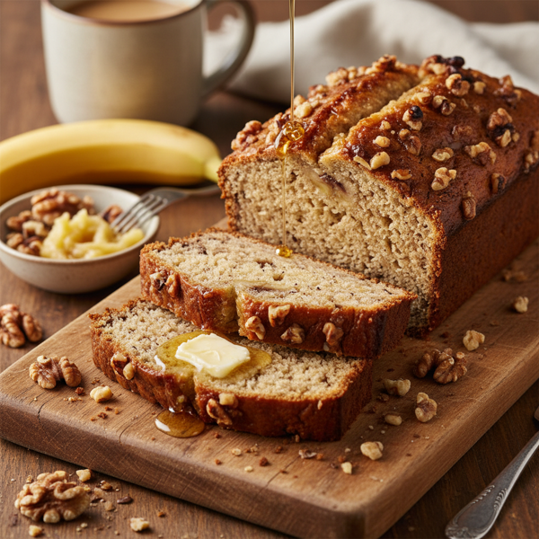 Ultra Moist Banana Walnut Bread Delight recipe